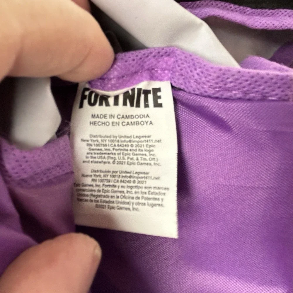 Fortnite Loot‎ Supply Llama  Backpack Kids Purple Black Medium Size